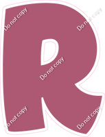 BBT 18" Individuals - Flat Mauve R