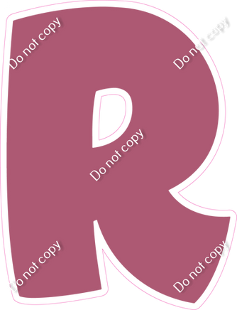 BBT 18" Individuals - Flat Mauve R