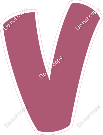 BBT 18" Individuals - Flat Mauve V