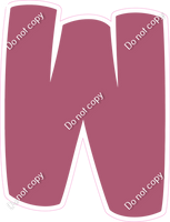 BBT 18" Individuals - Flat Mauve W