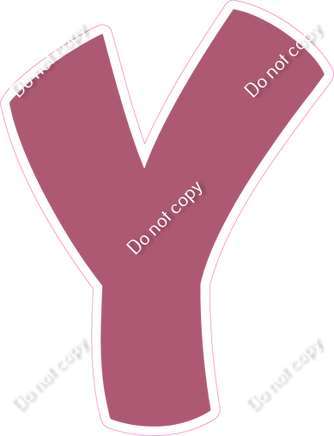 BBT 18" Individuals - Flat Mauve Y