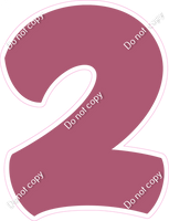 BBT 18" Individuals - Flat Mauve 2