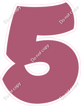 BBT 18" Individuals - Flat Mauve 5