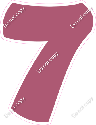 BBT 18" Individuals - Flat Mauve 7