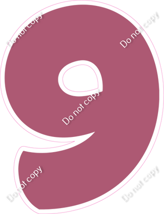 BBT 18" Individuals - Flat Mauve 9