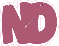 BBT 18" Individuals - Flat Mauve ND