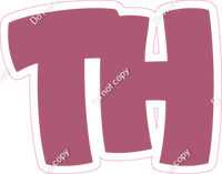 BBT 18" Individuals - Flat Mauve TH