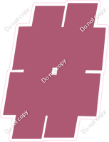 BBT 18" Individuals - Flat Mauve #