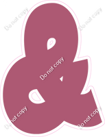 BBT 18" Individuals - Flat Mauve &