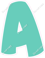 BBT 18" Individuals - Flat Mint A