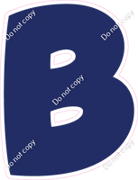 BBT 18" Individuals - Flat Navy Blue B