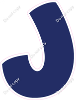 BBT 18" Individuals - Flat Navy Blue J