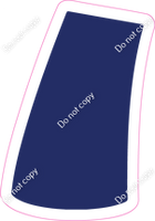 BBT 18" Individuals - Flat Navy Blue Apostrophe