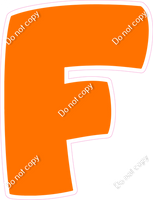 BBT 18" Individuals - Flat Orange F