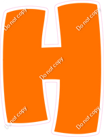 BBT 18" Individuals - Flat Orange H