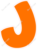 BBT 18" Individuals - Flat Orange J