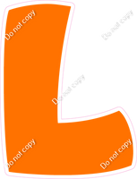 BBT 18" Individuals - Flat Orange L