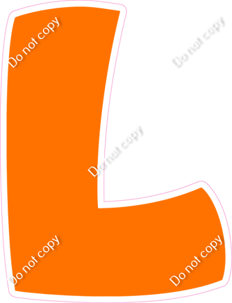 BBT 18" Individuals - Flat Orange L