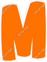 BBT 18" Individuals - Flat Orange M