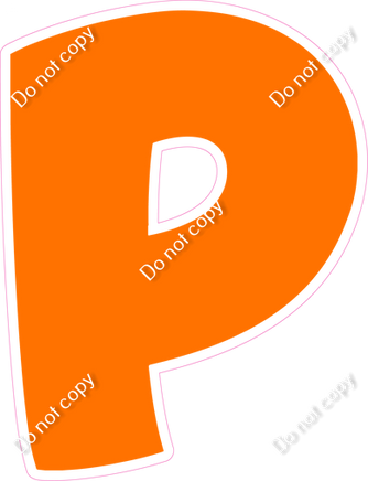 BBT 18" Individuals - Flat Orange P