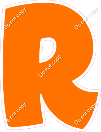 BBT 18" Individuals - Flat Orange R