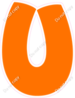 BBT 18" Individuals - Flat Orange U