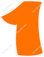 BBT 18" Individuals - Flat Orange 1