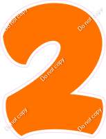 BBT 18" Individuals - Flat Orange 2