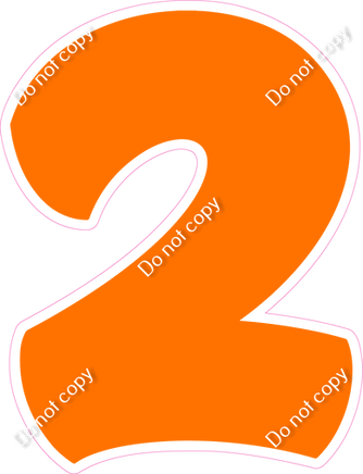 BBT 18" Individuals - Flat Orange 2