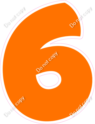 BBT 18" Individuals - Flat Orange 6