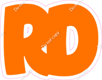 BBT 18" Individuals - Flat Orange RD