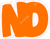 BBT 18" Individuals - Flat Orange ND