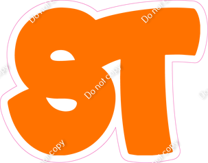 BBT 18" Individuals - Flat Orange ST