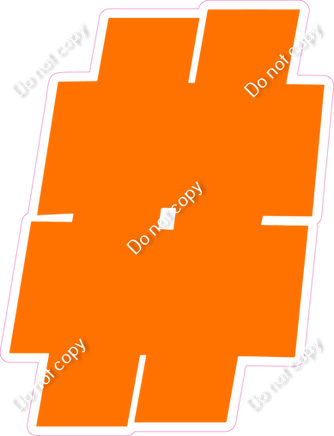 BBT 18" Individuals - Flat Orange #