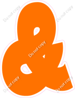 BBT 18" Individuals - Flat Orange &