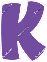 BBT 18" Individuals - Flat Purple K