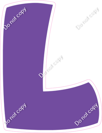 BBT 18" Individuals - Flat Purple L