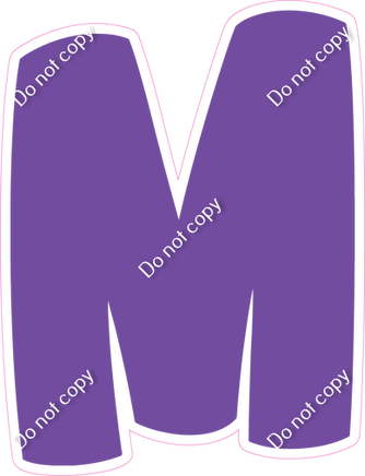 BBT 18" Individuals - Flat Purple M