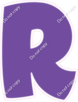 BBT 18" Individuals - Flat Purple R