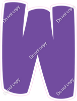 BBT 18" Individuals - Flat Purple W