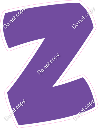 BBT 18" Individuals - Flat Purple Z