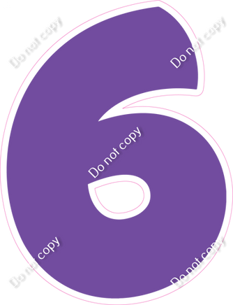 BBT 18" Individuals - Flat Purple 6