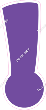 BBT 18" Individuals - Flat Purple !