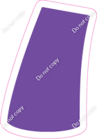 BBT 18" Individuals - Flat Purple Apostrophe