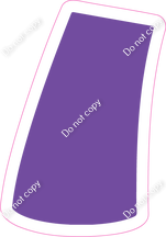 BBT 18" Individuals - Flat Purple Apostrophe