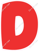 BBT 18" Individuals - Flat Red D