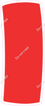 BBT 18" Individuals - Flat Red I