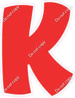 BBT 18" Individuals - Flat Red K