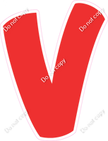 BBT 18" Individuals - Flat Red V