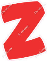 BBT 18" Individuals - Flat Red Z